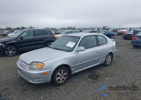 2005 Hyundai Accent Gls/Gt from USA, damaged, VIN KMHCG35C85U362103